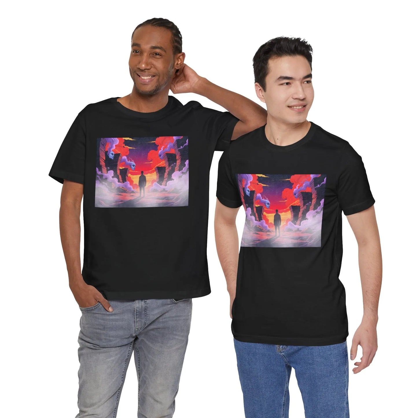 Phantom Pillars T Shirt Printify